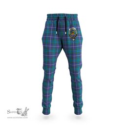 Scottish Douglas Modern Clan Family Crest Tartan Joggers Pants
