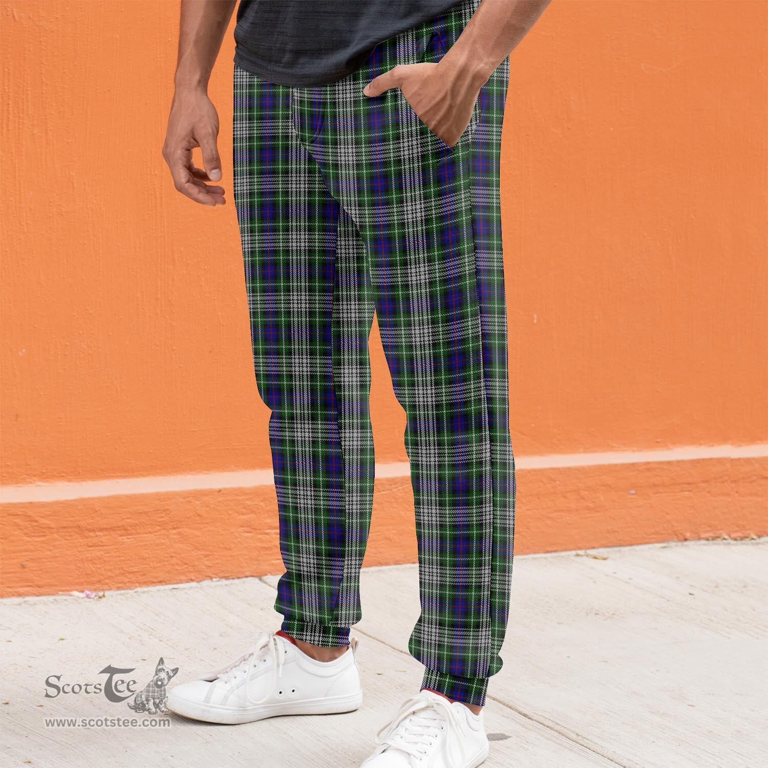 Scottish Davidson of Tulloch Dress Clan Tartan Joggers Pants