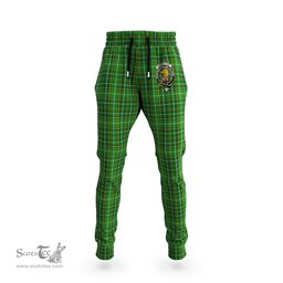 Scottish Forrester or Foster Hunting Clan Family Crest Tartan Joggers Pants