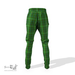 Scottish Forrester or Foster Hunting Clan Family Crest Tartan Joggers Pants