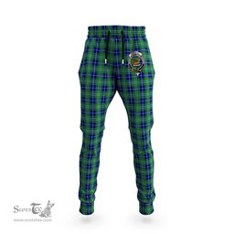 Scottish Douglas Clan Family Crest Tartan Joggers Pants