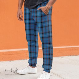Scottish Fitzgerald Family Clan Tartan Joggers Pants