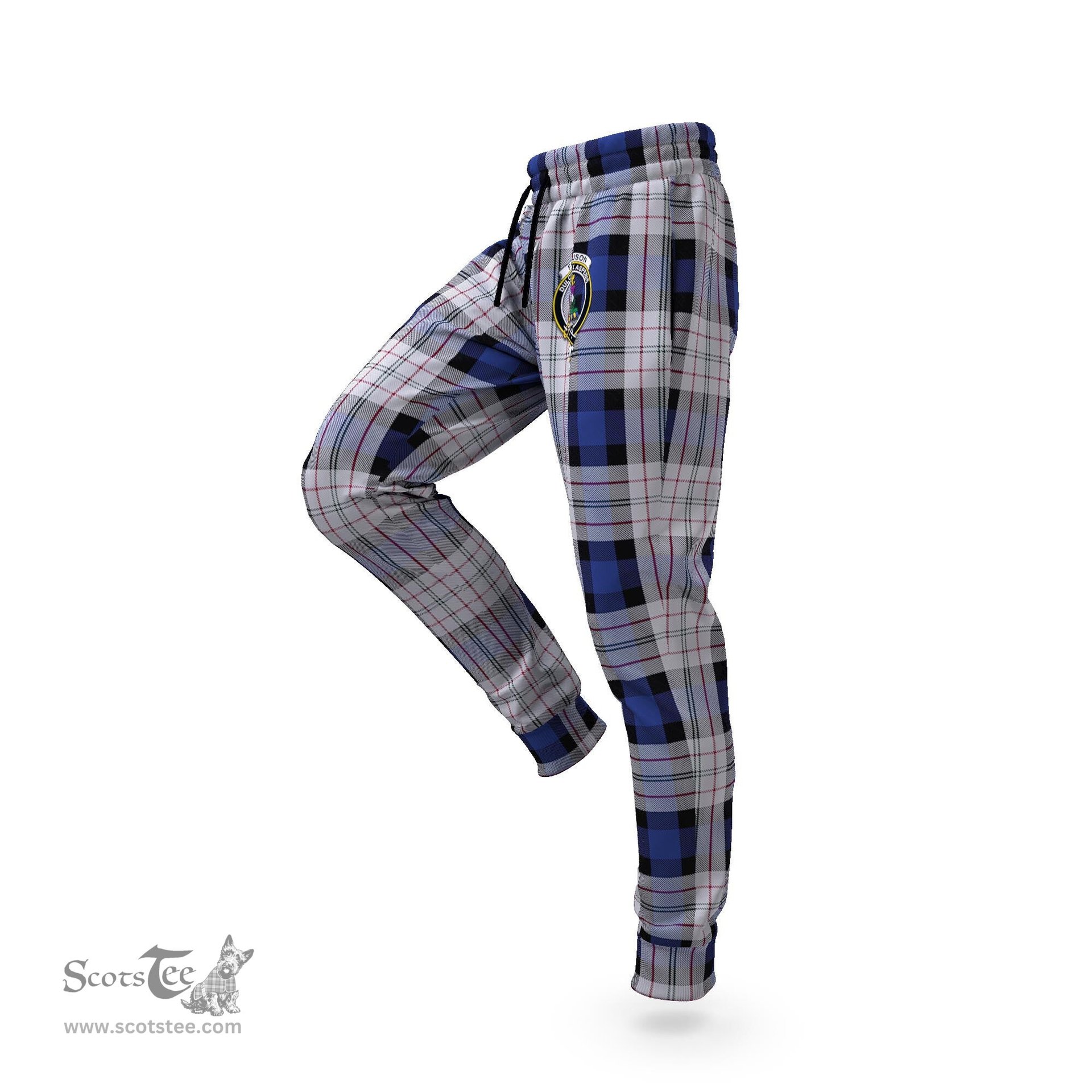 Scottish Ferguson Dress Clan Family Crest Tartan Joggers Pants