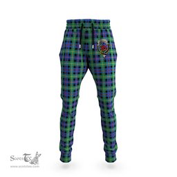 Scottish Farquharson Ancient Clan Family Crest Tartan Joggers Pants