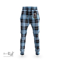 Scottish Clark Ancient Clan Family Crest Tartan Joggers Pants
