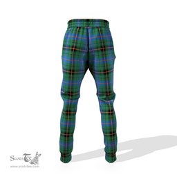 Scottish Davidson Ancient Clan Family Crest Tartan Joggers Pants