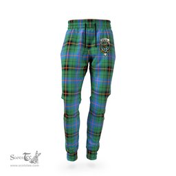 Scottish Davidson Ancient Clan Family Crest Tartan Joggers Pants