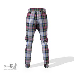 Scottish Dennistoun Clan Family Crest Tartan Joggers Pants