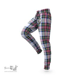 Scottish Dennistoun Clan Family Crest Tartan Joggers Pants