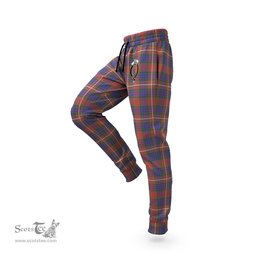Scottish Fraser Hunting Modern Clan Family Crest Tartan Joggers Pants