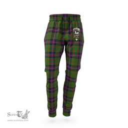 Scottish Cochrane Clan Family Crest Tartan Joggers Pants