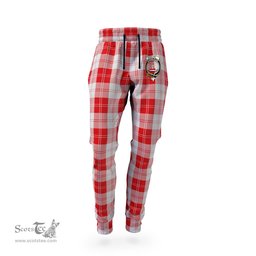 Scottish Erskine Red Clan Family Crest Tartan Joggers Pants