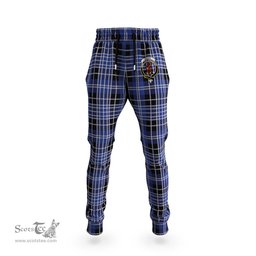 Scottish Clark Clan Family Crest Tartan Joggers Pants