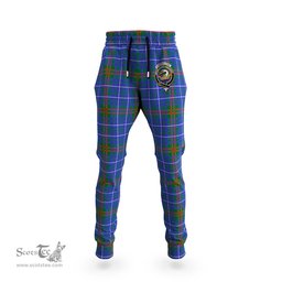 Scottish Edmonstone Clan Family Crest Tartan Joggers Pants