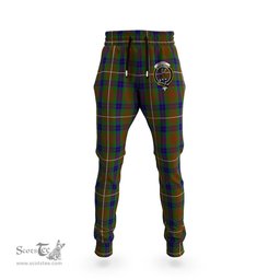 Scottish Fraser Hunting Clan Family Crest Tartan Joggers Pants