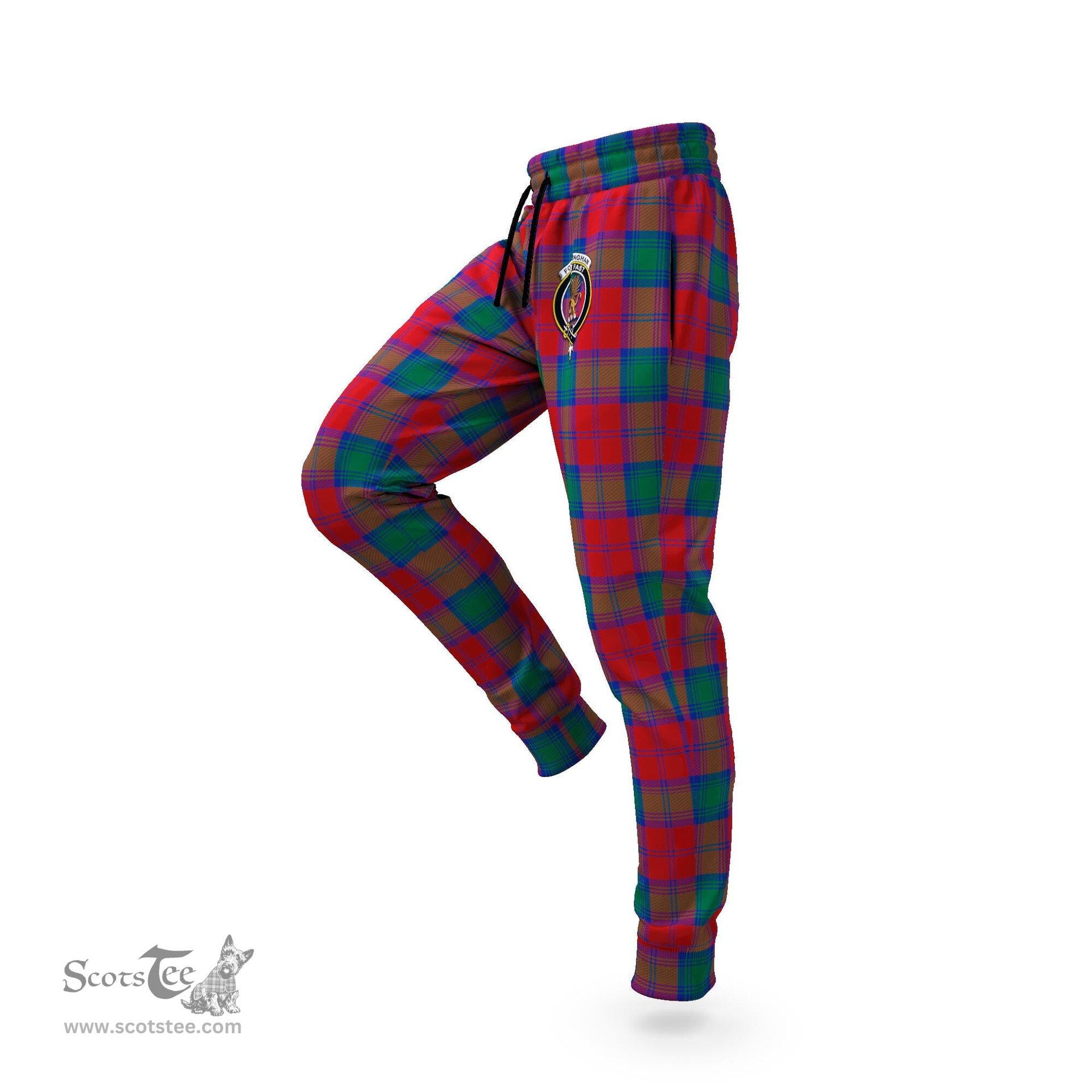 Scottish Fotheringham Modern Clan Family Crest Tartan Joggers Pants