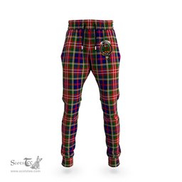 Scottish Christie Clan Family Crest Tartan Joggers Pants
