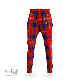 Scottish Fraser Modern Clan Family Crest Tartan Joggers Pants