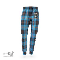 Scottish Garden Clan Family Crest Tartan Joggers Pants