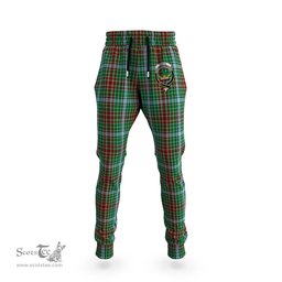 Scottish Gayre Clan Family Crest Tartan Joggers Pants