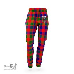 Scottish Gow of Skeoch Clan Family Crest Tartan Joggers Pants