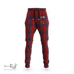 Scottish Fraser Clan Family Crest Tartan Joggers Pants