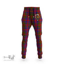 Scottish Gow Clan Family Crest Tartan Joggers Pants