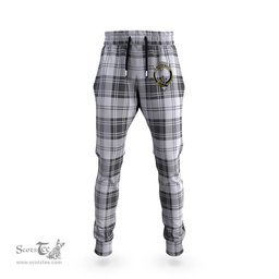 Scottish Glendinning Clan Family Crest Tartan Joggers Pants