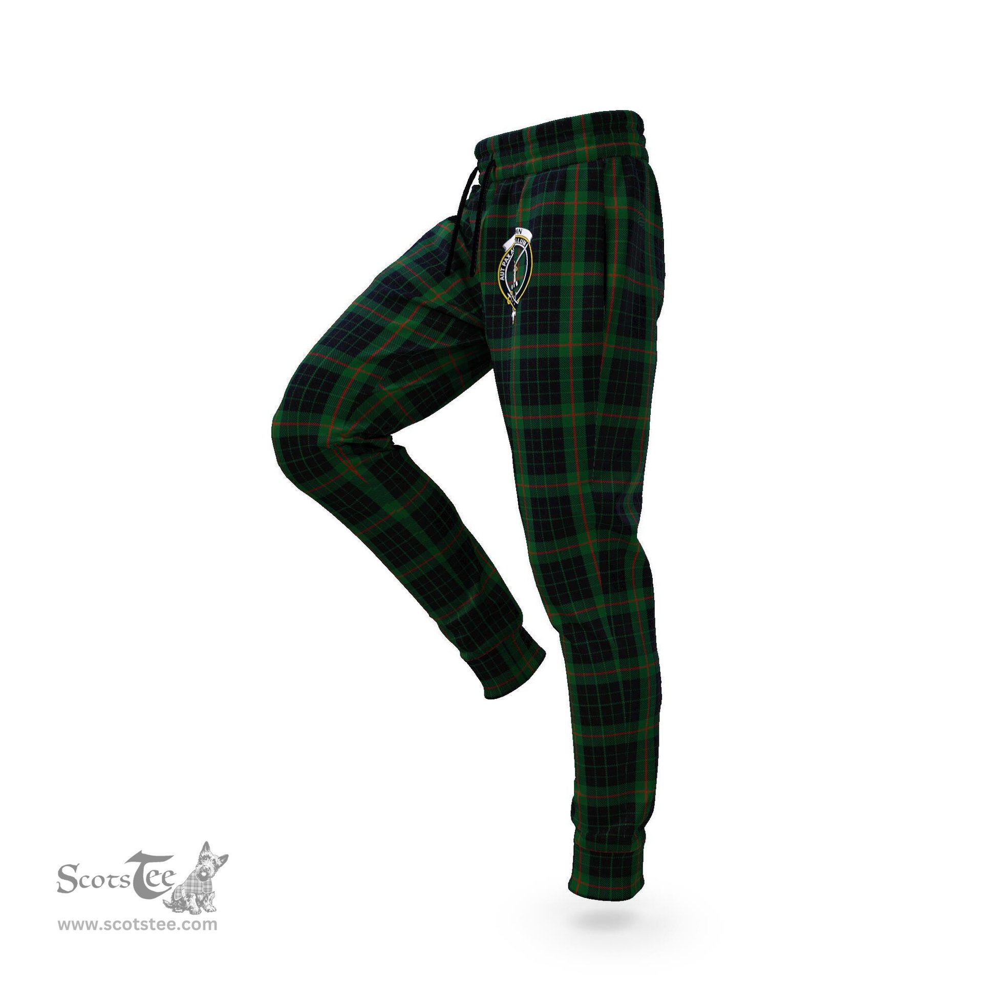 Scottish Gunn Logan Clan Family Crest Tartan Joggers Pants