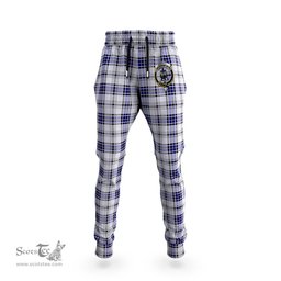 Scottish Hannay Modern Clan Family Crest Tartan Joggers Pants
