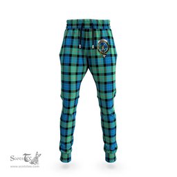 Scottish Gunn Ancient Clan Family Crest Tartan Joggers Pants