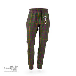 Scottish Hall Clan Family Crest Tartan Joggers Pants