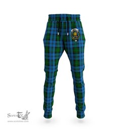 Scottish Kerr Hunting Clan Family Crest Tartan Joggers Pants