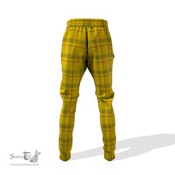Scottish Houston Clan Family Crest Tartan Joggers Pants