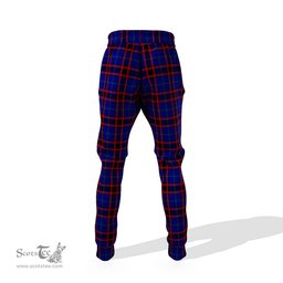 Scottish Home Modern Clan Family Crest Tartan Joggers Pants