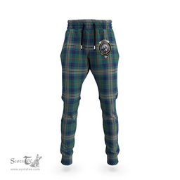 Scottish Kennedy Modern Clan Family Crest Tartan Joggers Pants