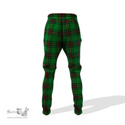 Scottish Kinloch Clan Family Crest Tartan Joggers Pants