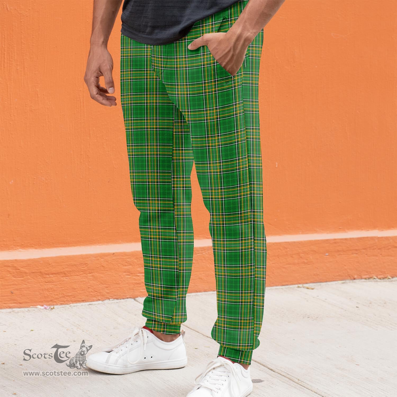 Scottish Ireland National Clan Tartan Joggers Pants