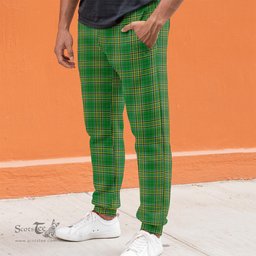 Scottish Ireland National Clan Tartan Joggers Pants