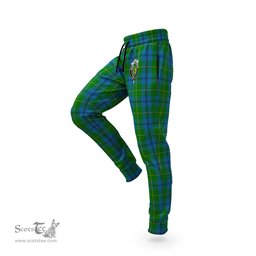 Scottish Johnstone-Johnston Clan Family Crest Tartan Joggers Pants
