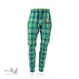 Scottish Kennedy Ancient Clan Family Crest Tartan Joggers Pants