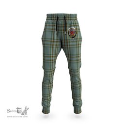 Scottish Kelly Dress Clan Family Crest Tartan Joggers Pants