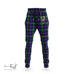 Scottish Inglis Modern Clan Family Crest Tartan Joggers Pants