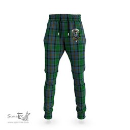 Scottish Hope Vere Clan Family Crest Tartan Joggers Pants