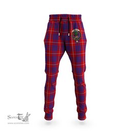 Scottish Hamilton Clan Family Crest Tartan Joggers Pants