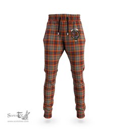 Scottish Innes Ancient Clan Family Crest Tartan Joggers Pants