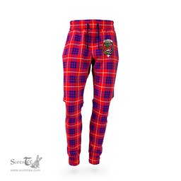 Scottish Hamilton Modern Clan Family Crest Tartan Joggers Pants