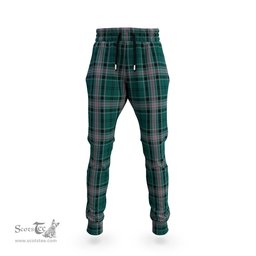 Scottish Kelly of Sleat Hunting Clan Tartan Joggers Pants