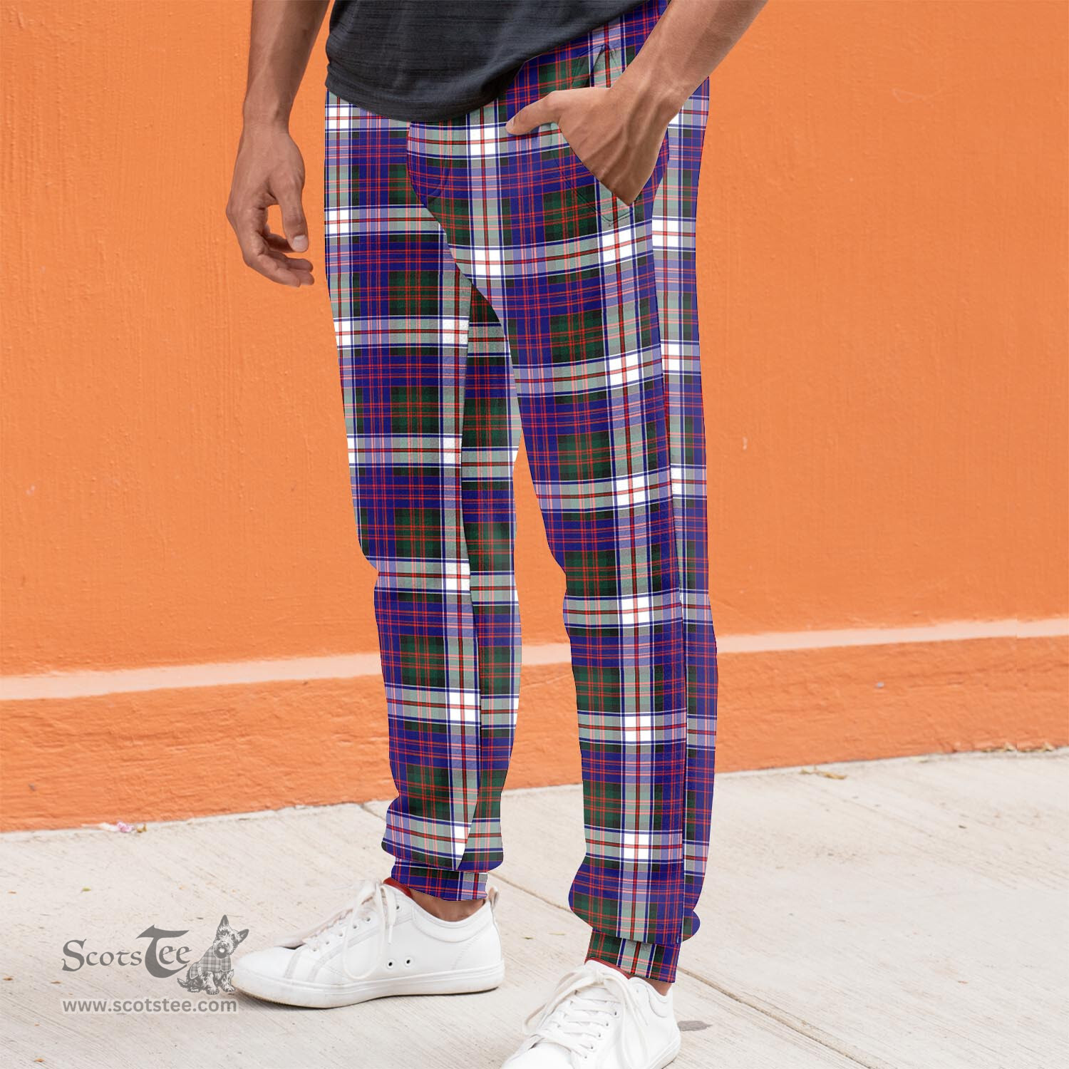 Scottish MacDonald Dress Modern Clan Tartan Joggers Pants