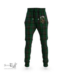 Scottish MacAlpin Clan Family Crest Tartan Joggers Pants